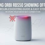 Orbi RBS50 showing offline