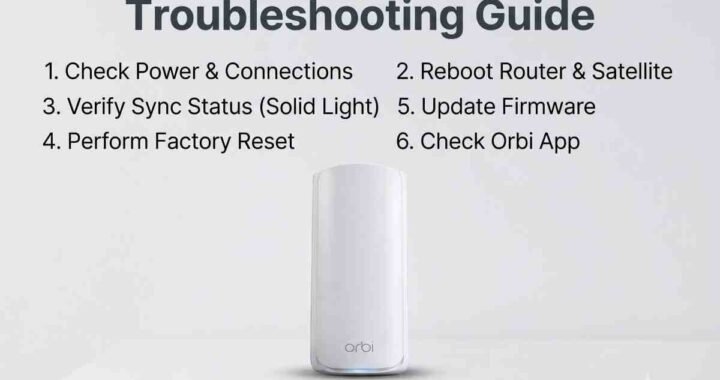 Netgear Orbi 870 Troubleshooting