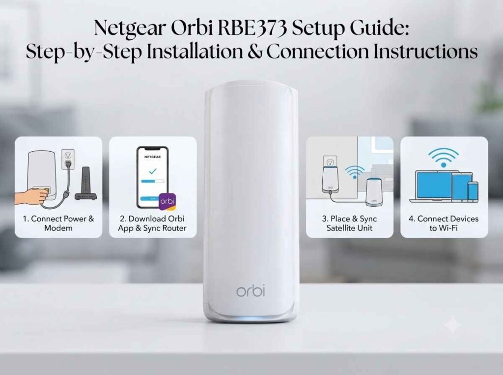 Netgear Orbi RBE373 Setup