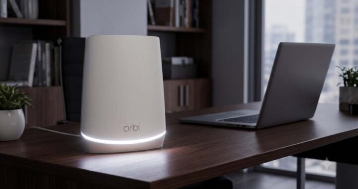 Orbi blinking white light