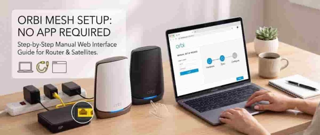 Setup Orbi without app