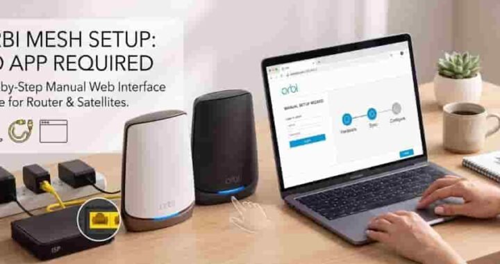 Setup Orbi without app